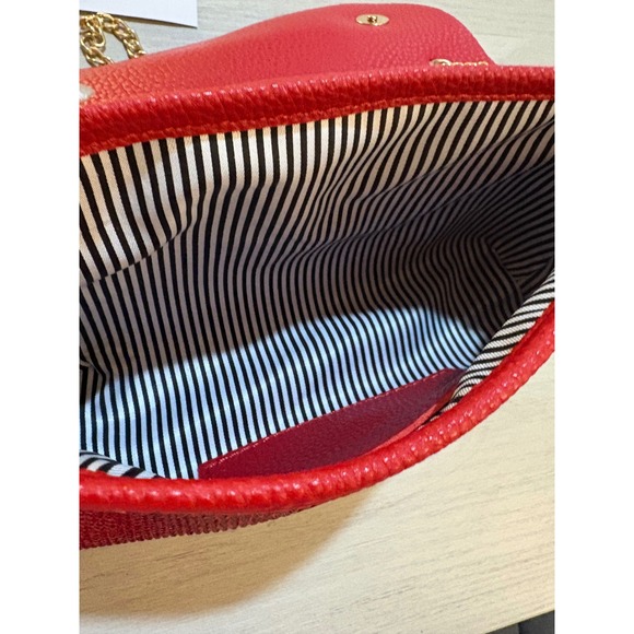 UNNI Red Rhinestone Clutch Chain Shoulder Bag Evening Party Bag TG10243 - Picture 7 of 10